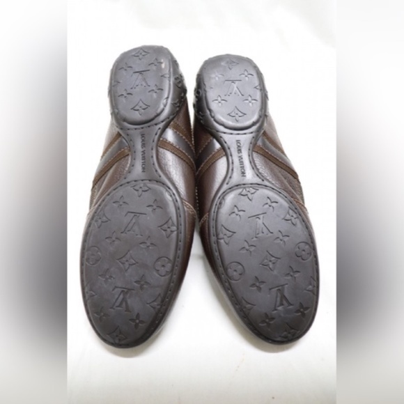 Louis Vuitton Authentic Leather Sneakers Sz 8 - Picture 9 of 14